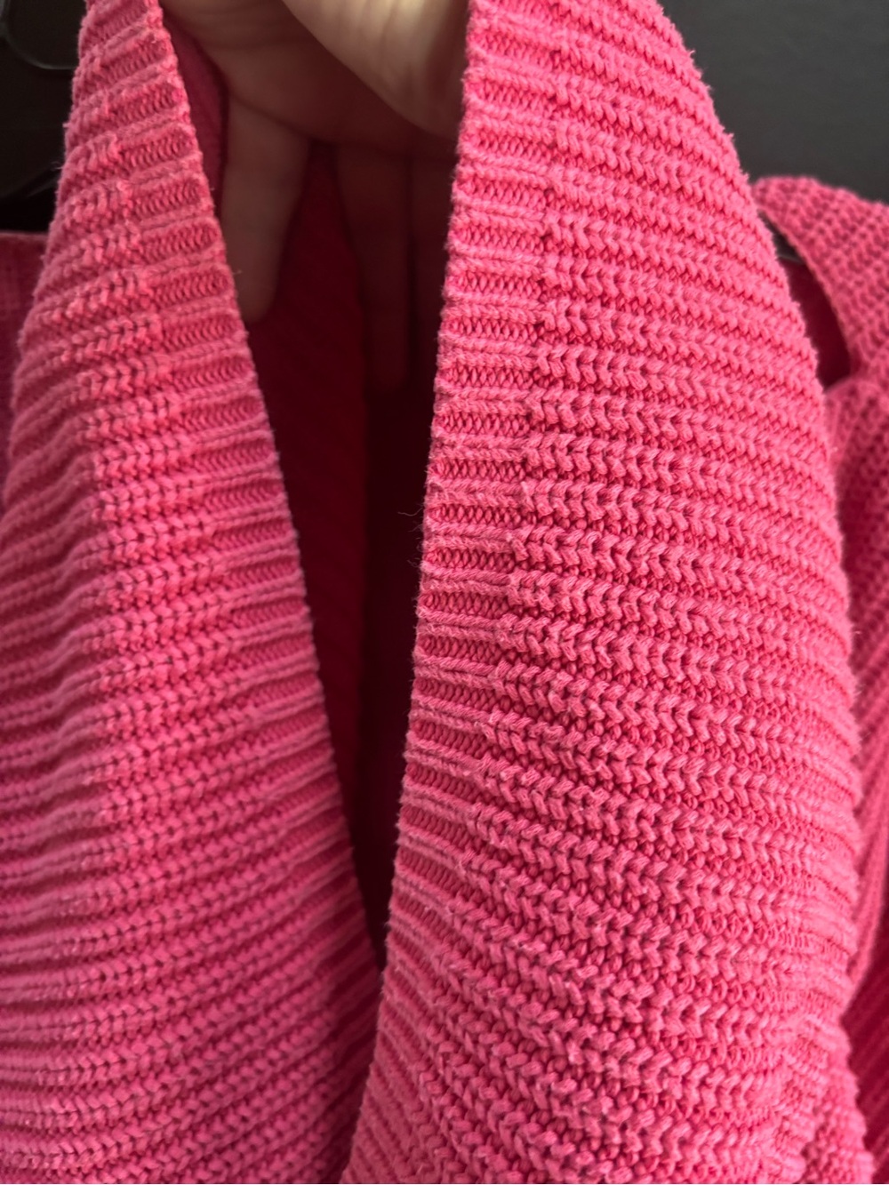 🌸French Connection 100% Cotton Millie Mozart Pink fisherman Rib Boatneck Sweater - Picture 10 of 16